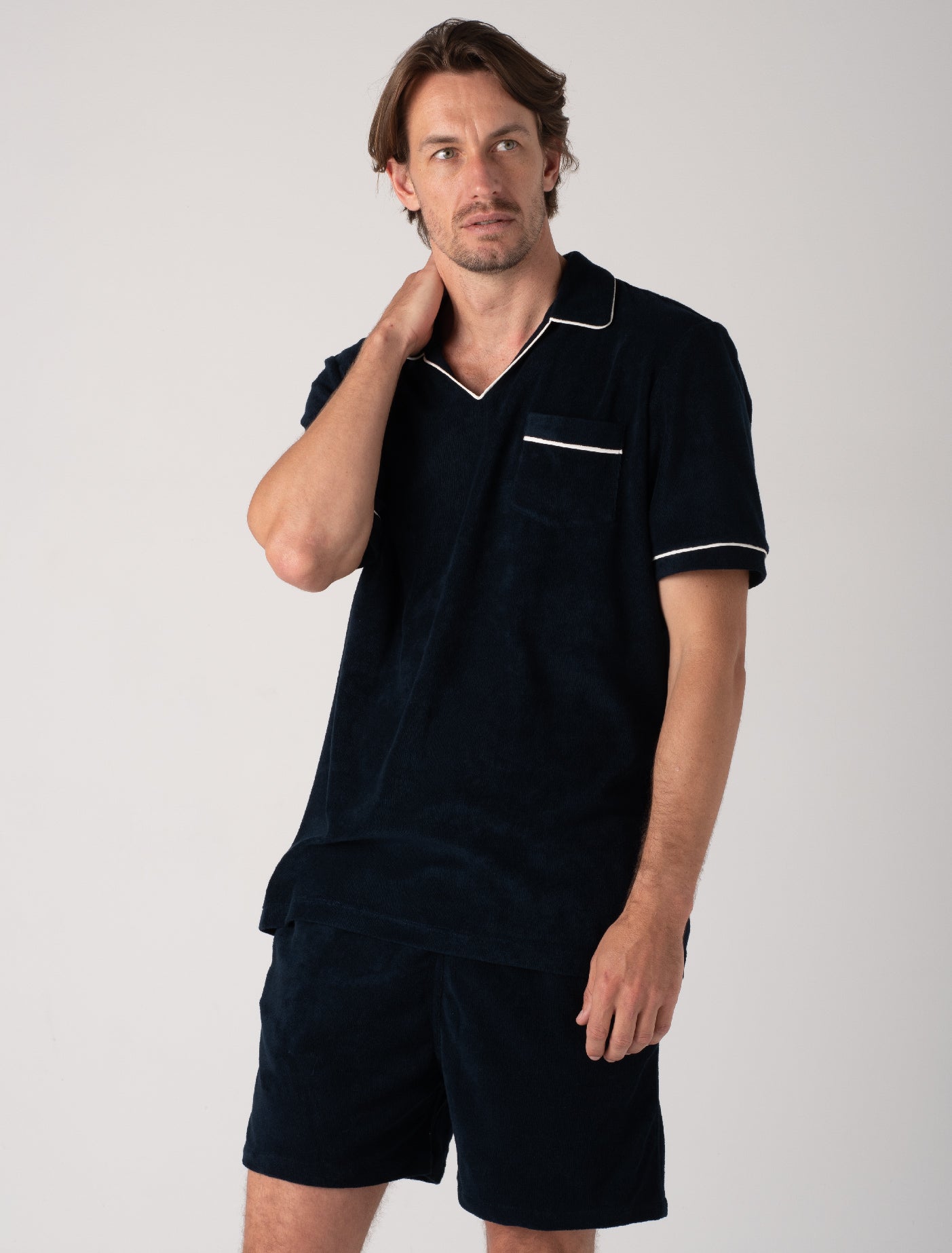 Sicilia Night Blue Toweling Paradiso