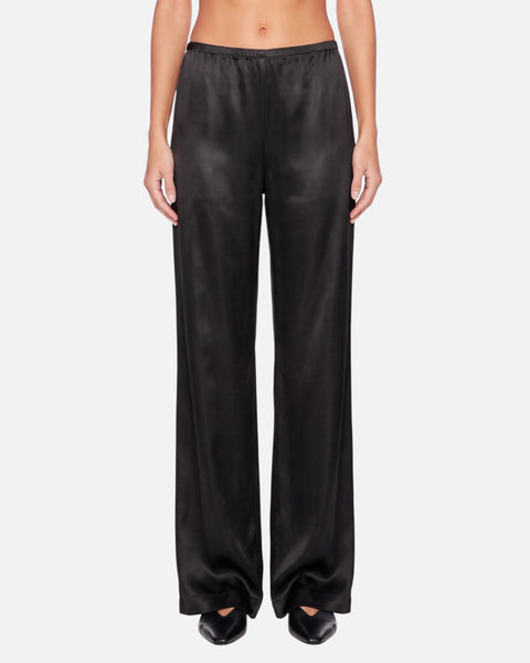 Pantalón Satén al Sesgo / Negro