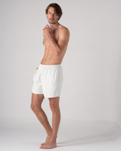 Swim Boxers White