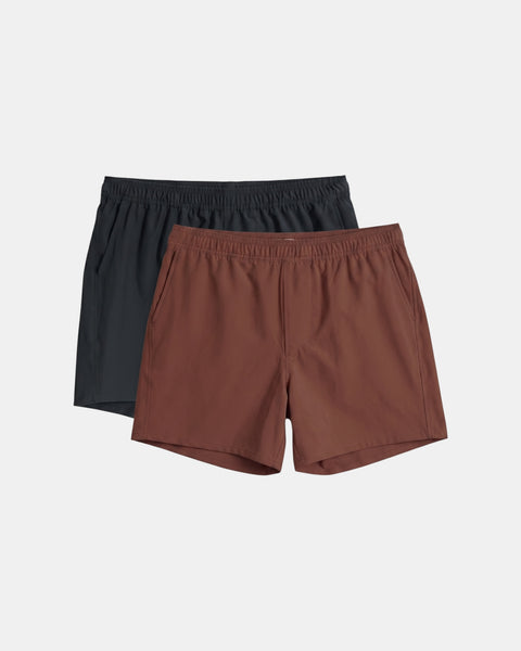2 x Swim Boxers Pack | Black + Moca