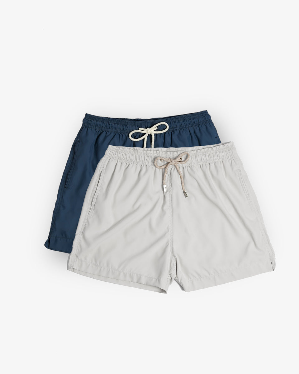 2 x Swim Shorts - Blue | White