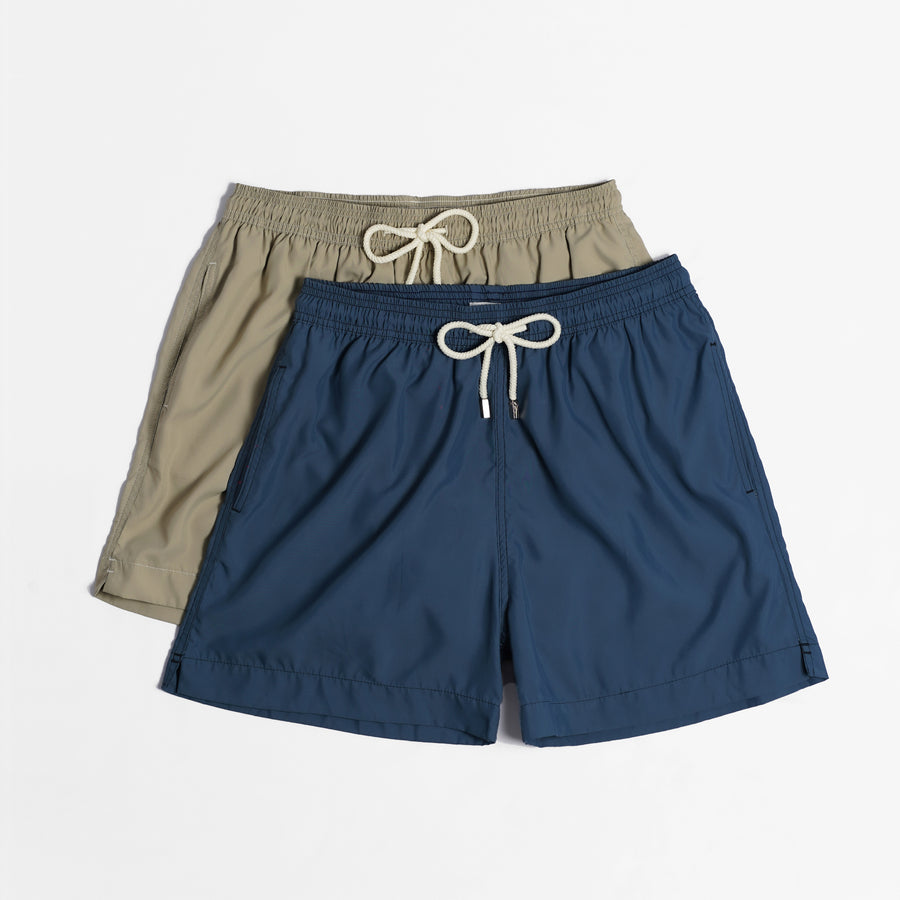 2 x Swim Shorts - Greige | Blue