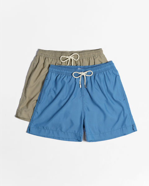2 x Swim Shorts - Greige | Blue Riviera