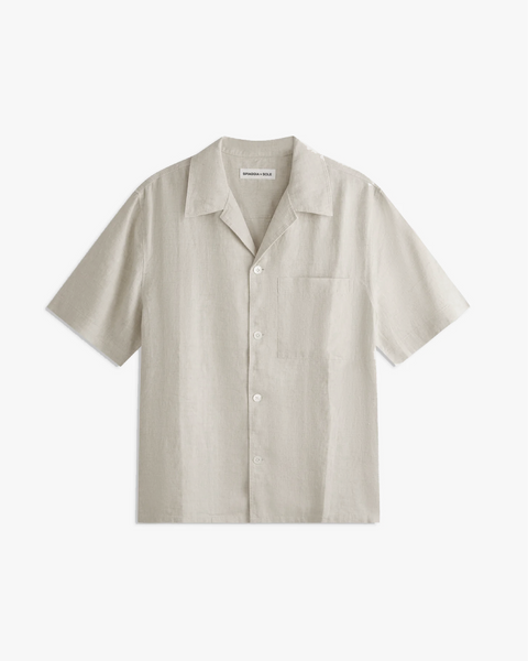 Portofino Beige Linen - Camisa