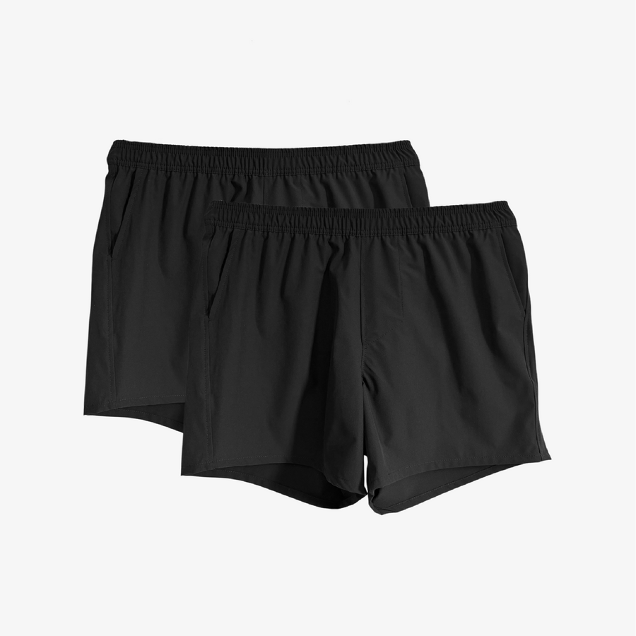 2 x Swim Boxers Pack - Black | Black