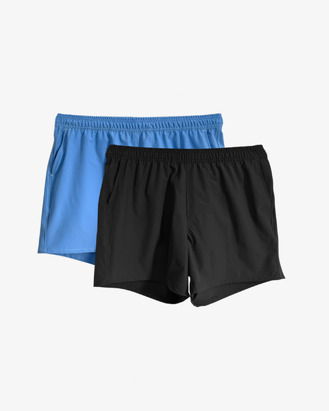 2 x Swim Boxers Pack - Black | Blue