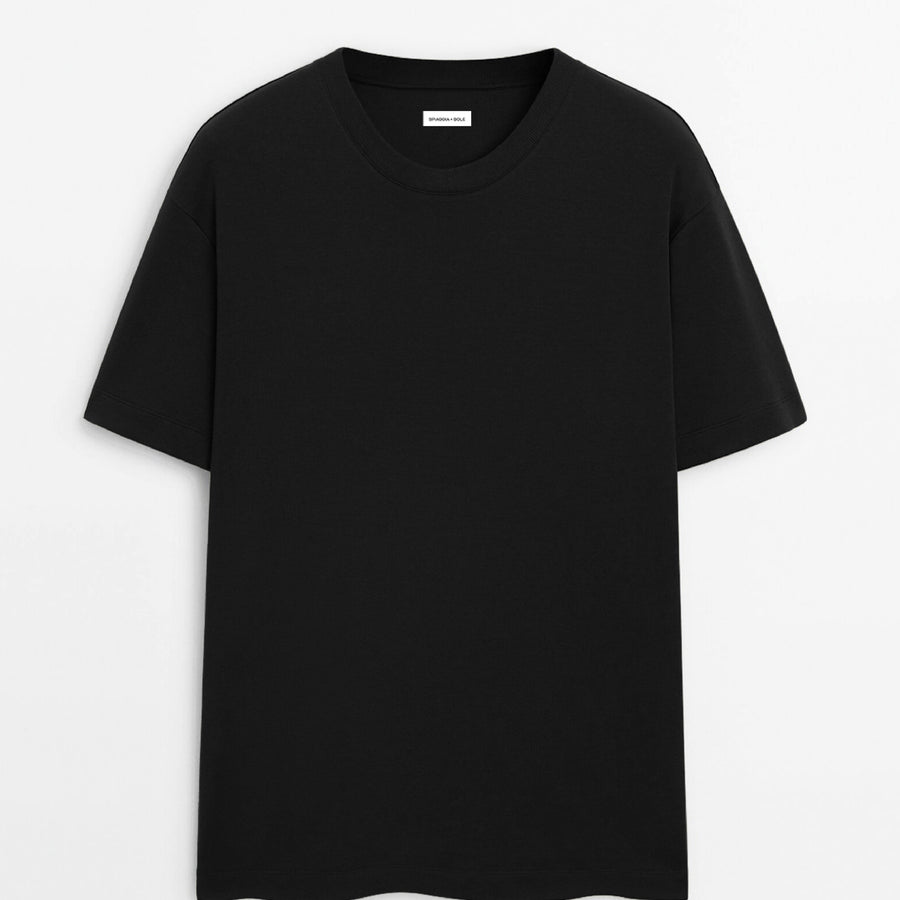 Camiseta Negra Algodón