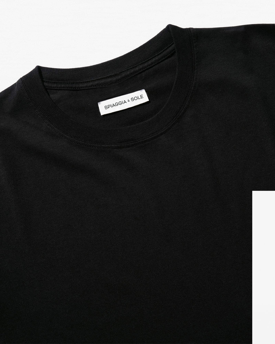 Camiseta Negra Algodón