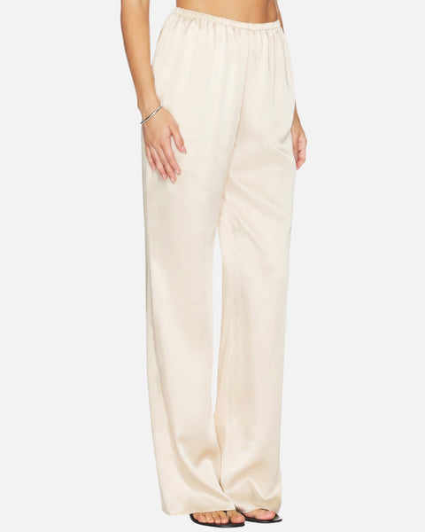 Pantalón Satén al Sesgo / Marfil