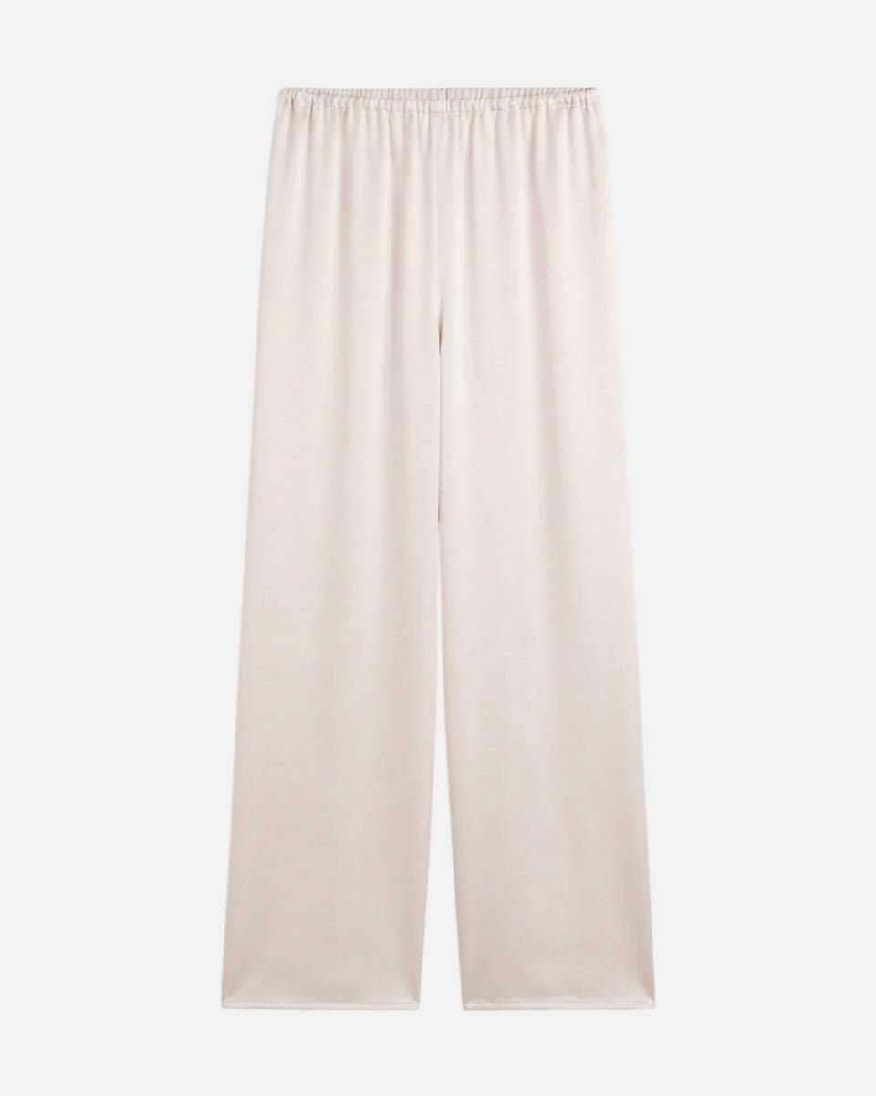 Pantalón Satén al Sesgo / Marfil