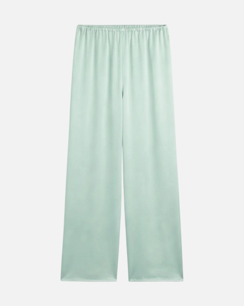 Pantalón Satén al Sesgo / Menta